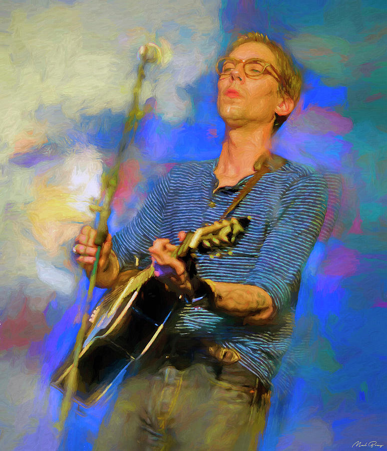 Music Mixed Media - Justin Townes Earle by Mal Bray