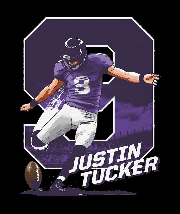 Justin Tucker Outline Digital Art by Kelvin Kent Fine Art America