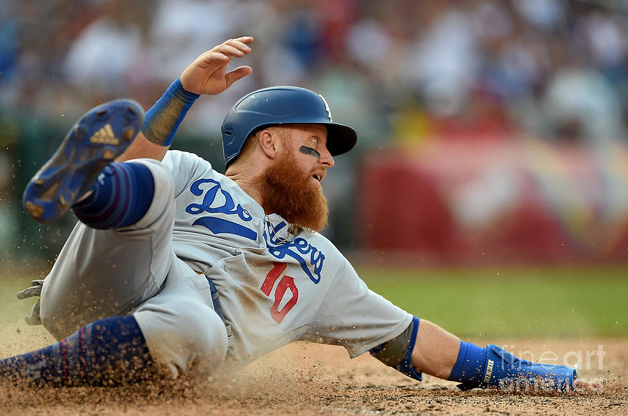 Justin Turner Photograph by Greg Fiume Justin Turner Photograph by Greg Fiume