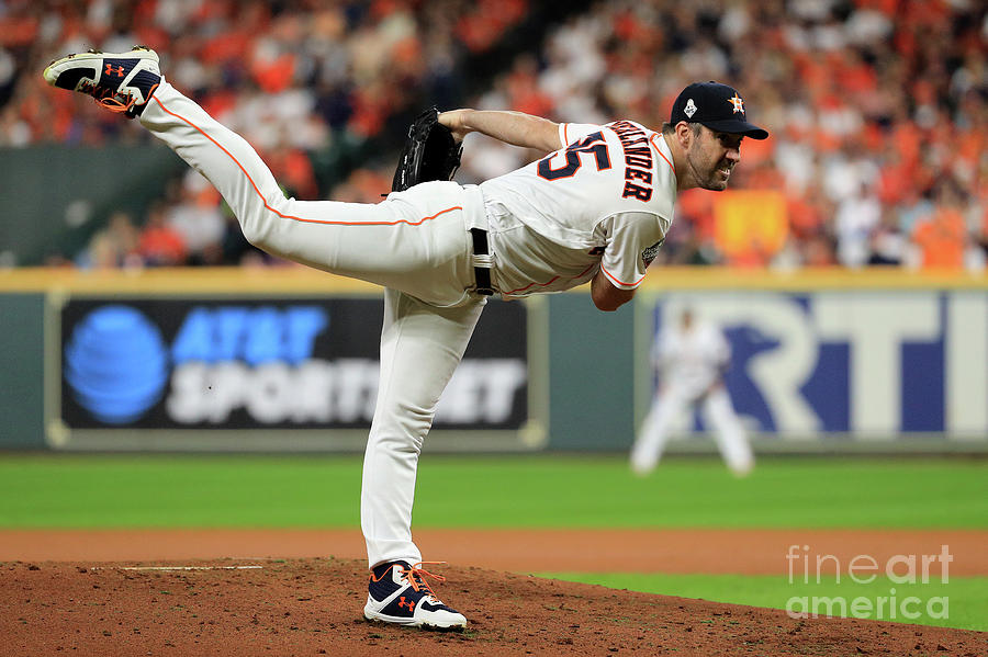 Justin Verlander Photograph by Mike Ehrmann Justin Verlander Photograph by Mike Ehrmann