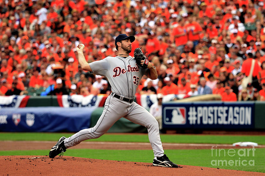 Justin Verlander Photograph by Rob Carr