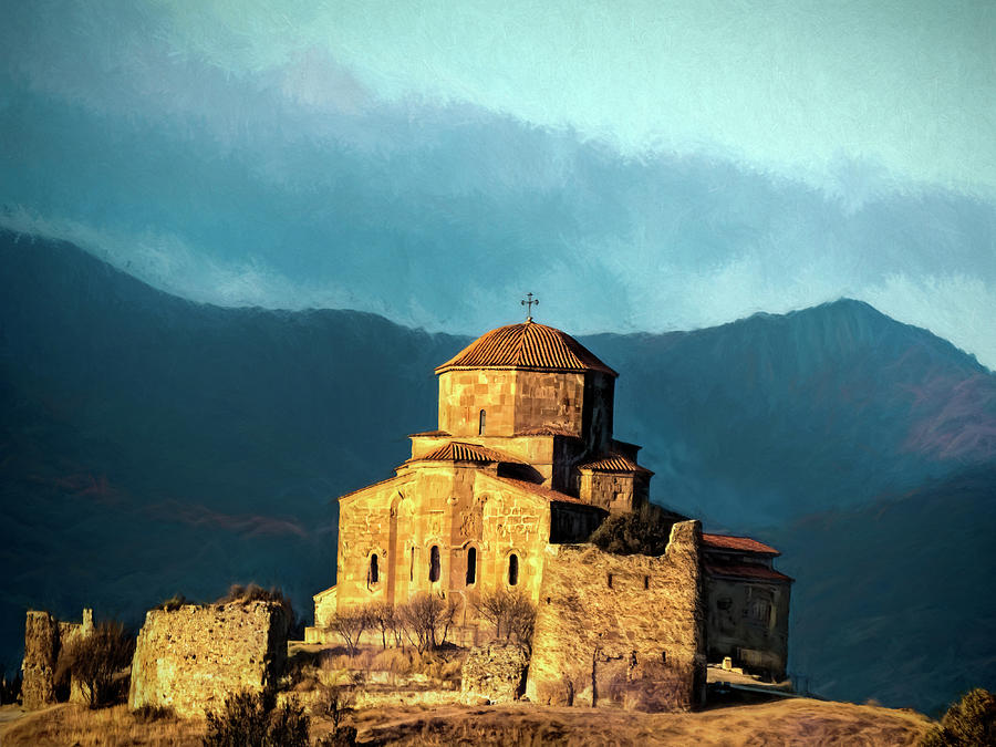 Jvari Monastery Photograph by Claude LeTien