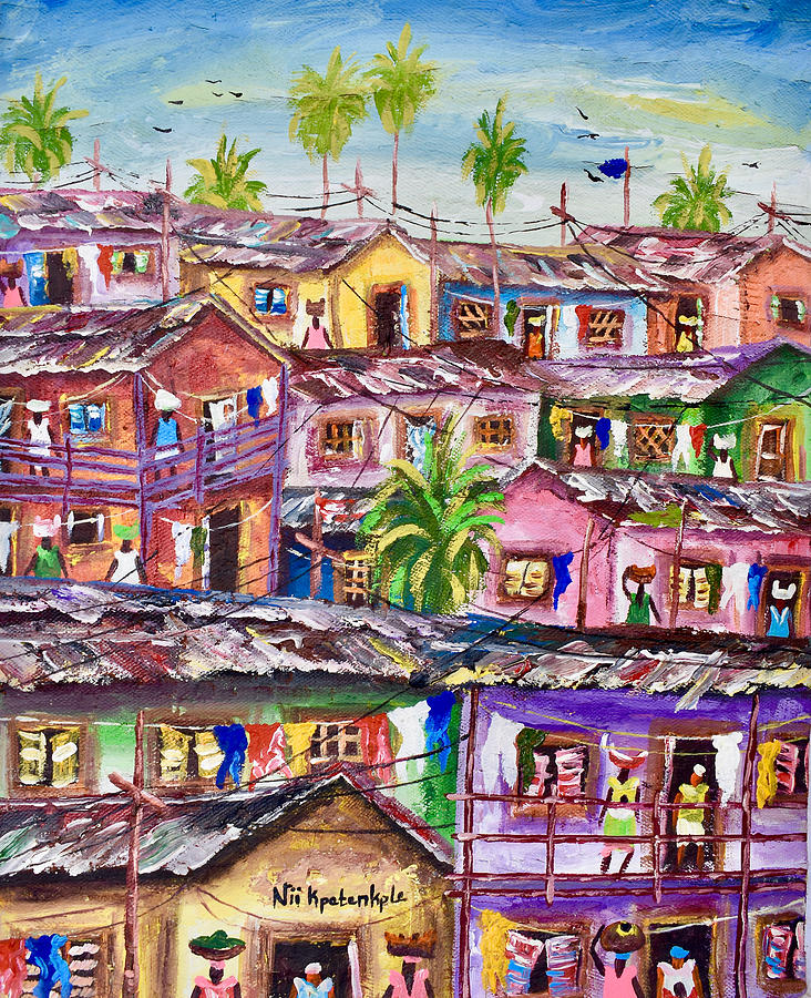 K-142 Painting by Nii Kpetenkple