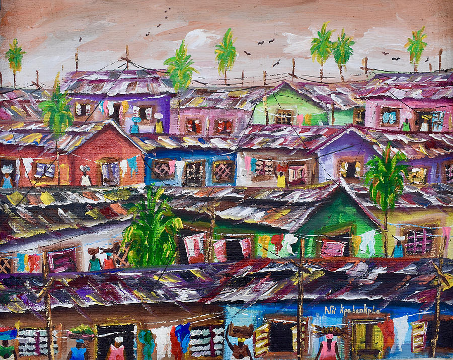 K-144 Painting by Nii Kpetenkple