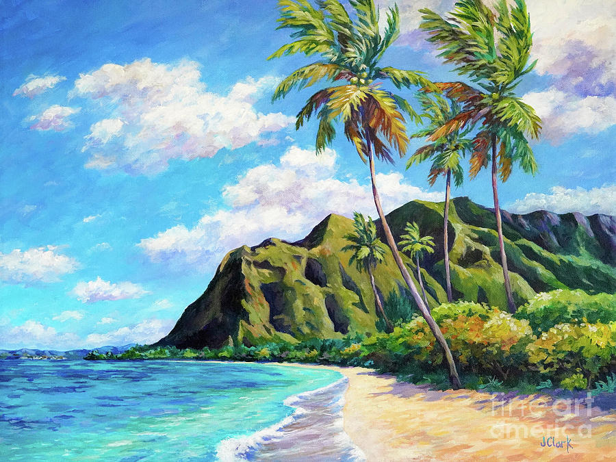 Kaaawa Beach Oahu Painting