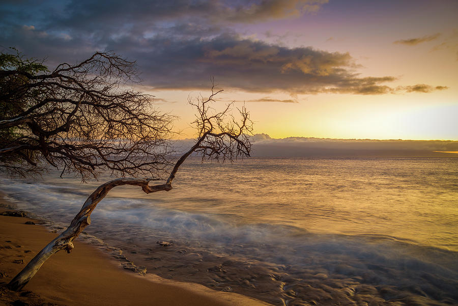 Kaanapali Beach Maui Sunset Photograph by Scott McGuire