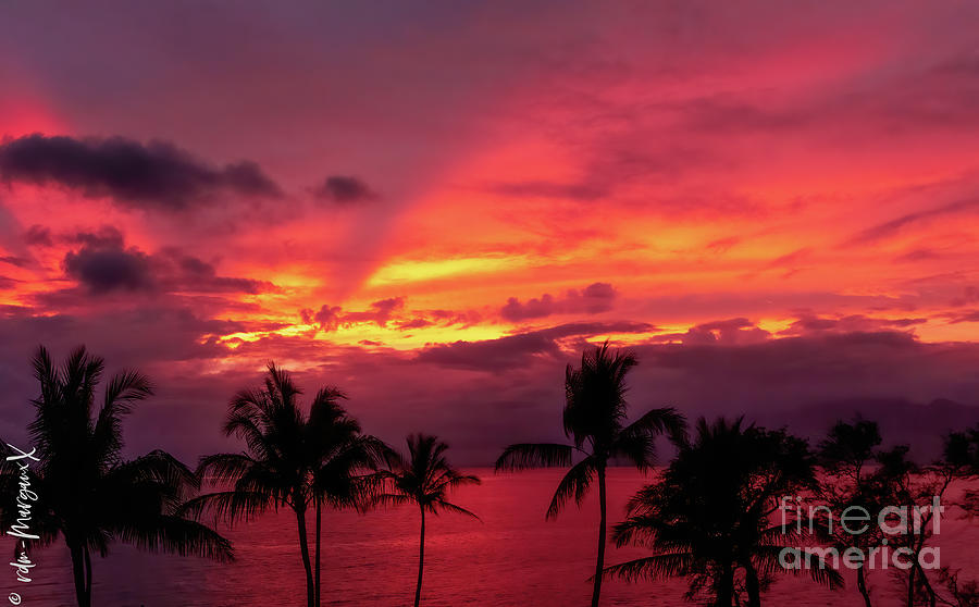 Kaanapali Sunset Photograph by Margaux Dreamaginations