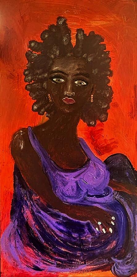 Kadidia Painting by Stacey Torres Kadidia Painting by Stacey Torres