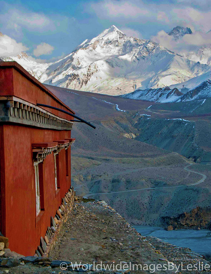 In the Shadow of the Greater Himalayas Photograph by Leslie Struxness