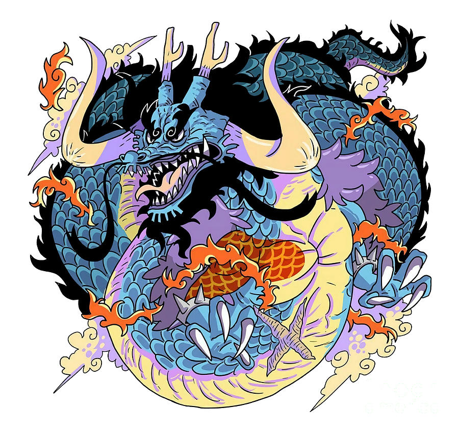 Kaido Dragon Digital Art by Jack Collier | Pixels