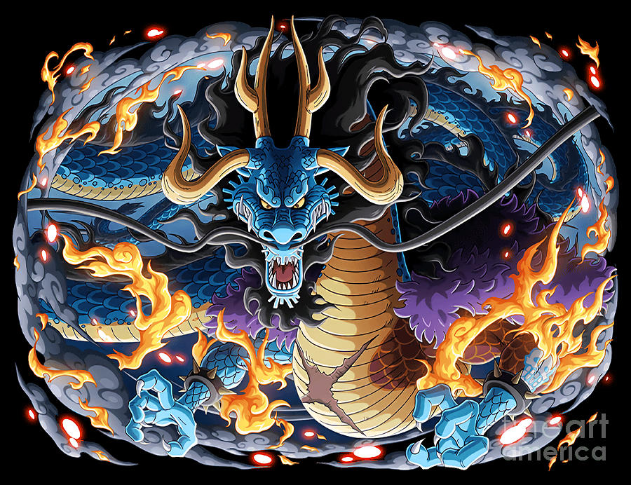 Kaidou Dragon Poster Digital Art by Alley Shane - Pixels