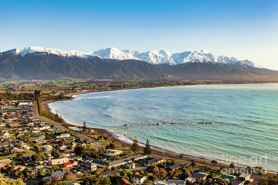 Kaikoura, New Zealand in Early Morning Photograph by Colin and Linda McKie