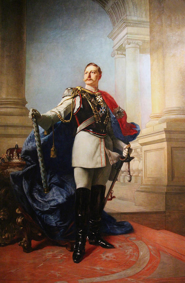Kaiser Wilhelm II - Max Koner Painting by War Is Hell Store