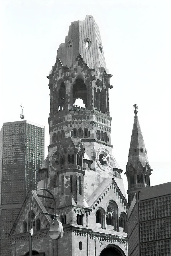 Kaiser Wilhelm Memorial Church, Berlin Photograph by Jerry Griffin