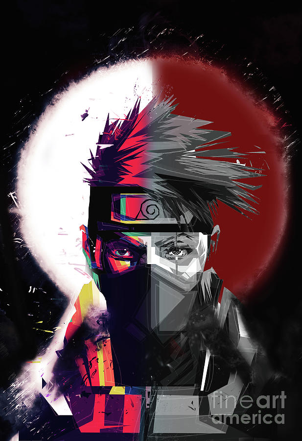 Kakashi Hatake Digital Art By Nguyen Hoang Ngu - Fine Art America