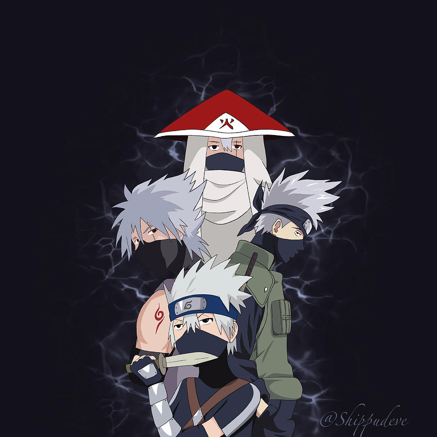 Kakashi Hokage Digital Art by Mii Chell