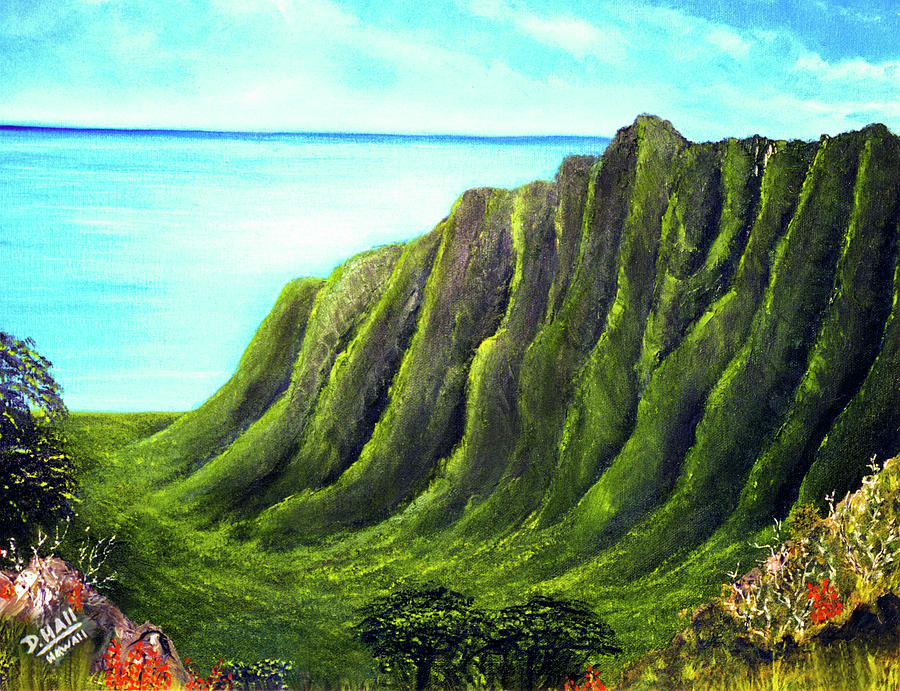 Kalalau Valley Kauai Hawaii #08 Painting