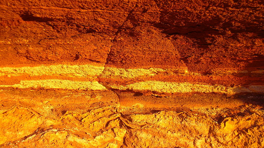 Kalbarri Brown Rock Layers Photograph by Kathrin Poersch