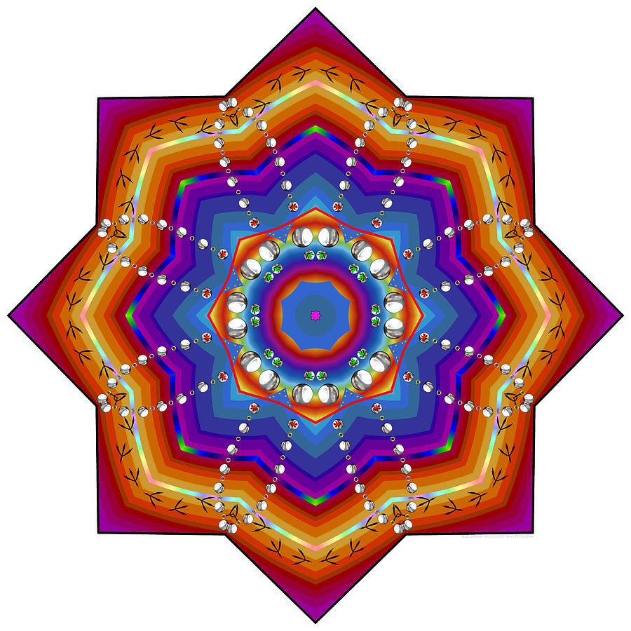 Kaleidoscope 3621 Digital Art by Brian Gryphon