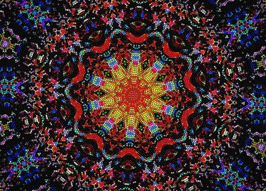 Kaleidoscope 3883 by Kristalin Davis Digital Art by Kristalin Davis