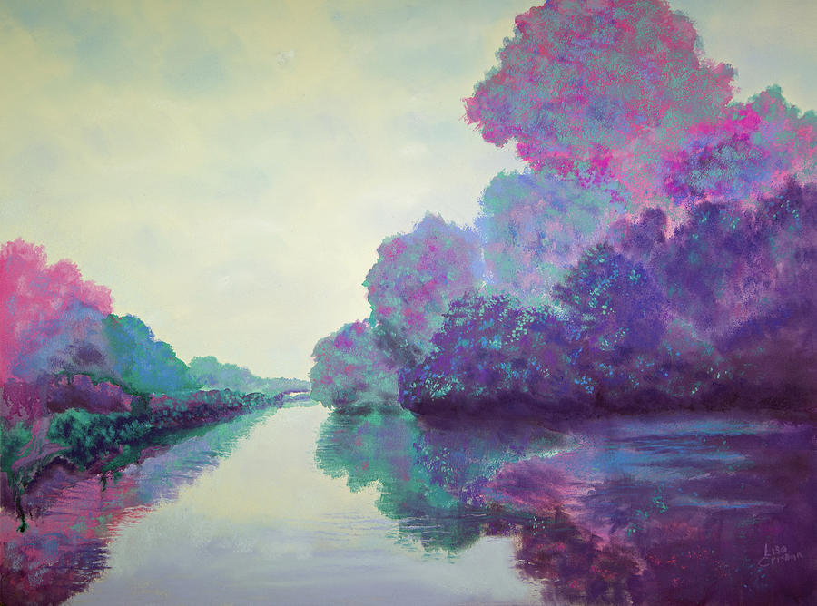 Kaleidoscope Float Painting by Lisa Crisman