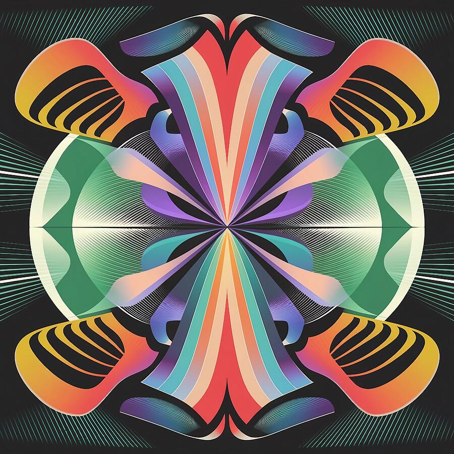 Kaleidoscope Folk Art Digital Art by Stephanie Fischer Kaleidoscope Folk Art Digital Art by Stephanie Fischer