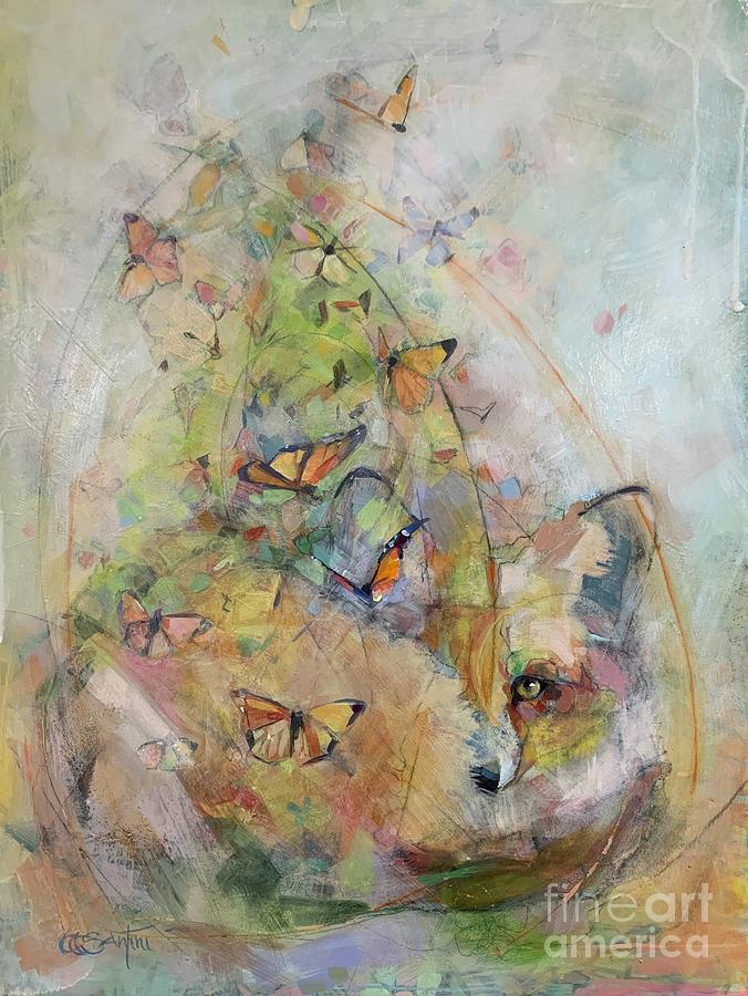 Butterfly Painting - Kaleidoscope by Kimberly Santini