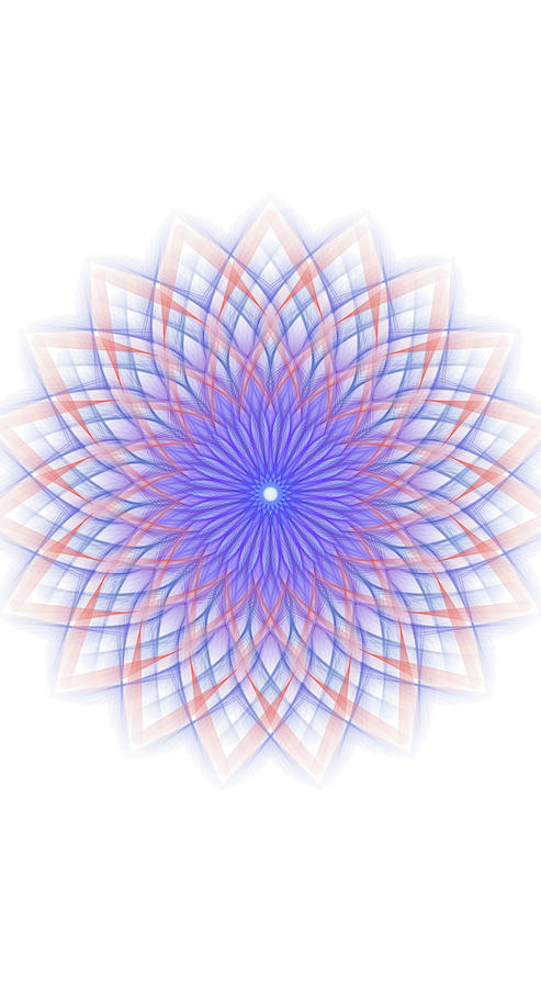 Kaleidoscope Mandala Digital Art by Michael Canteen