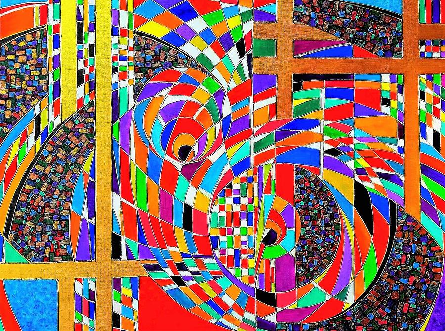Kaleidoscope Of Life Painting by Helen Kagan