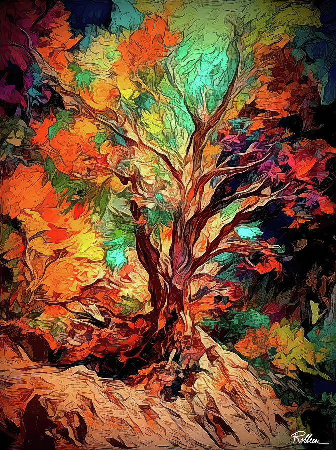 Kaleidoscope Of Nature Digital Art by Rolleen Carcioppolo