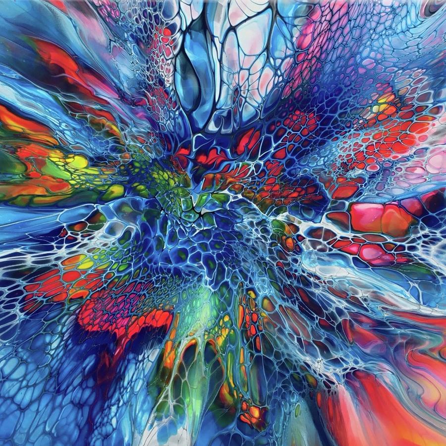 Kaleidoscopic  Painting by Steve Chase