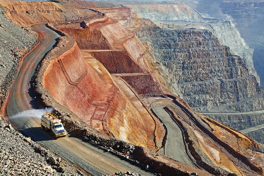 Kalgoorlie Gold Mine.Western Australia Photograph by John W Banagan