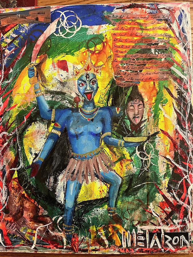 Kali 001 Mixed Media by Flint Wright Metatron - Fine Art America