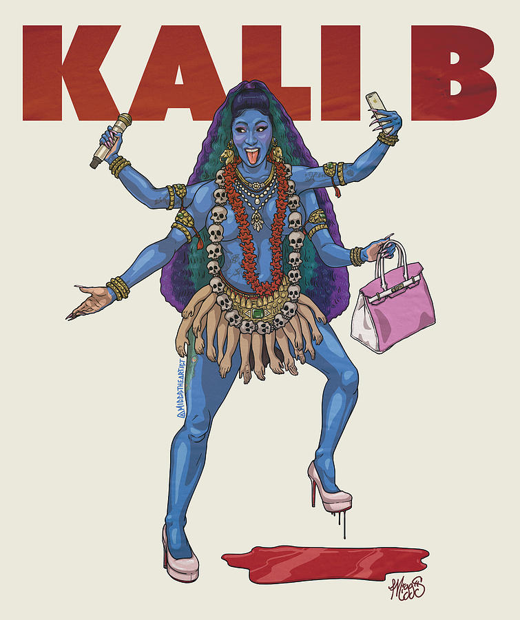 Kali B Drawing By Miggs The Artist