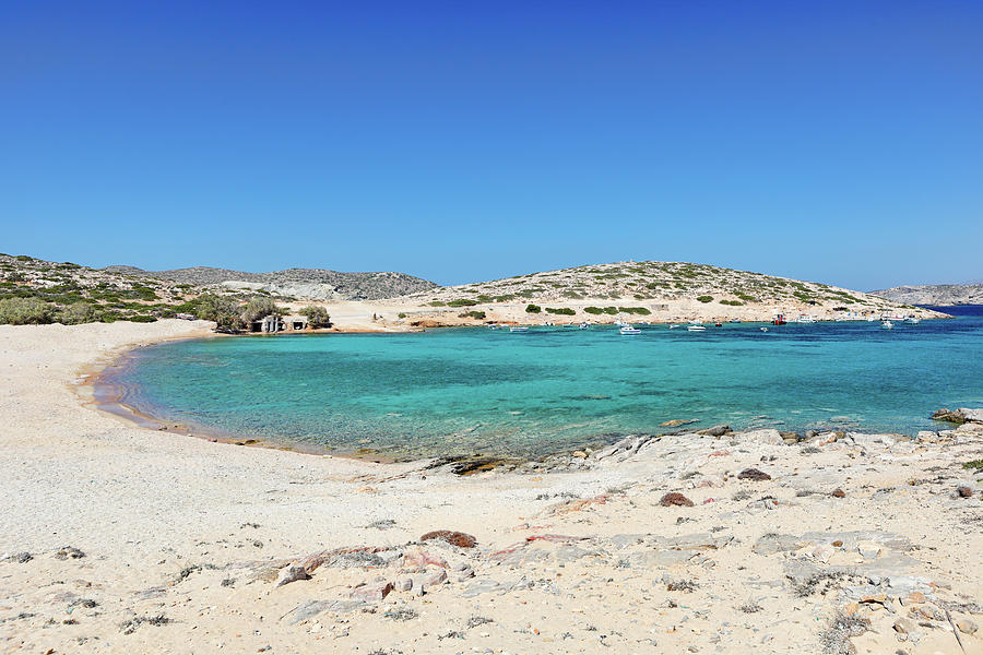 Kalotaritissa beach of Amorgos, Greece Photograph by Constantinos Iliopoulos