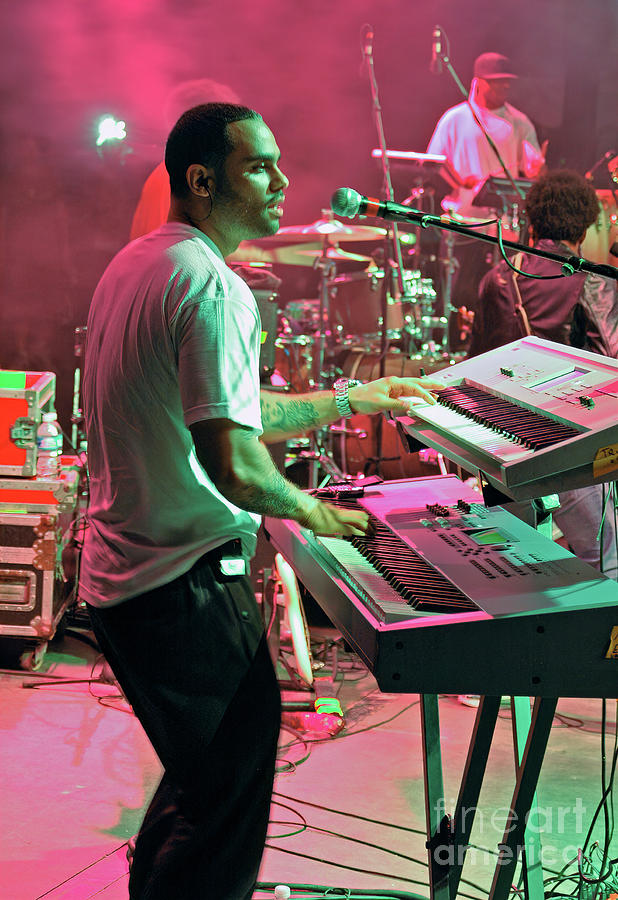 Kamal Gray on Keyboards with The Roots Photograph by David Oppenheimer