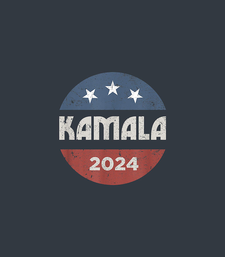 Kamala Harris 2024 For President Campaign TShirt Digital Art by Lairew