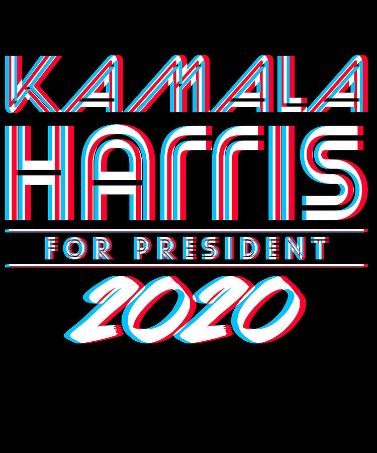 Kamala Harris For President 2020 3D Digital Art by Flippin Sweet Gear