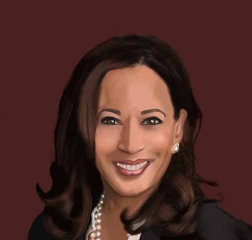 Kamala Harris Digital Art By Rhonda Mathis 