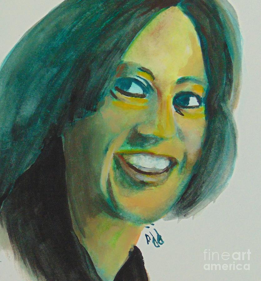 Kamala Harris Painting by Saundra Johnson