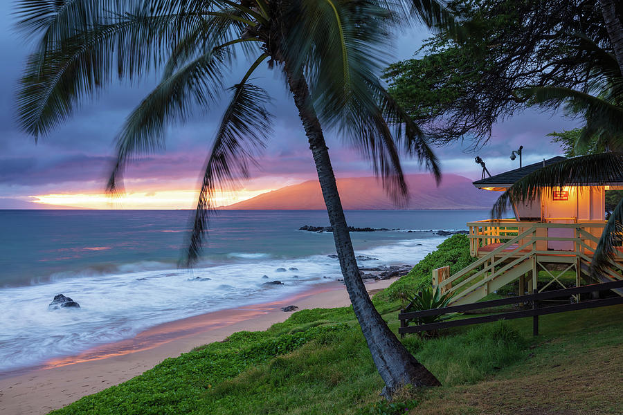 Kamaole Beach 3 Sunset Maui Photograph by Pierre Leclerc Photography