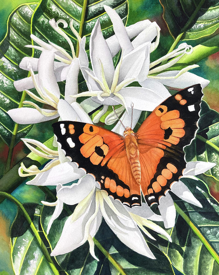 Butterfly Painting - Kamehameha Butterfly by Garry Palm