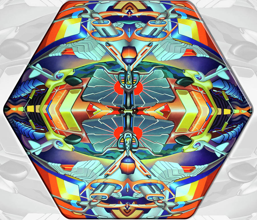 Acrylic Painting - Kamikase by Antoine Merger Acrylic Painting - Kamikase by Antoine Merger