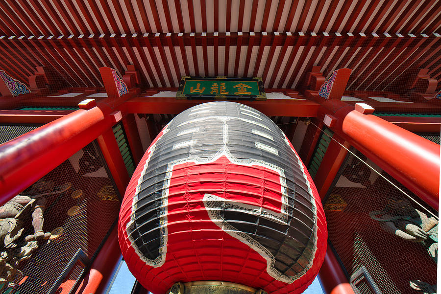 Kaminarimon Gate of Sensoji Temple in Tokyo, Japan Photograph by Mauro Tandoi