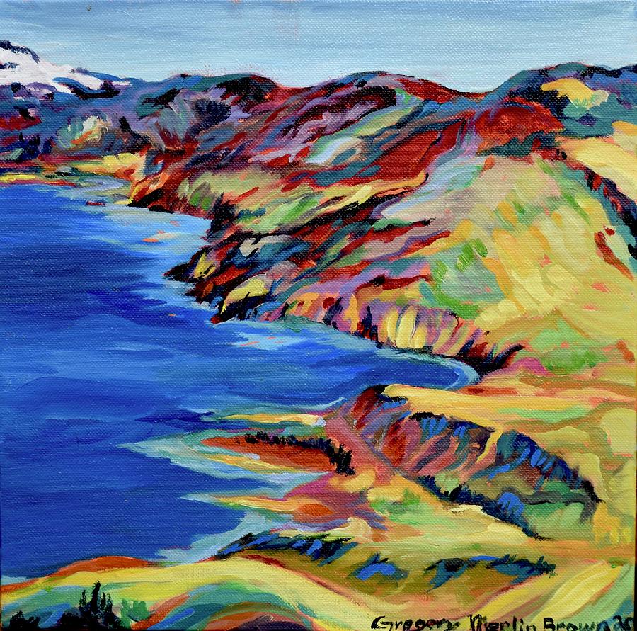 Kamloops Lake Painting by Gregory Merlin Brown