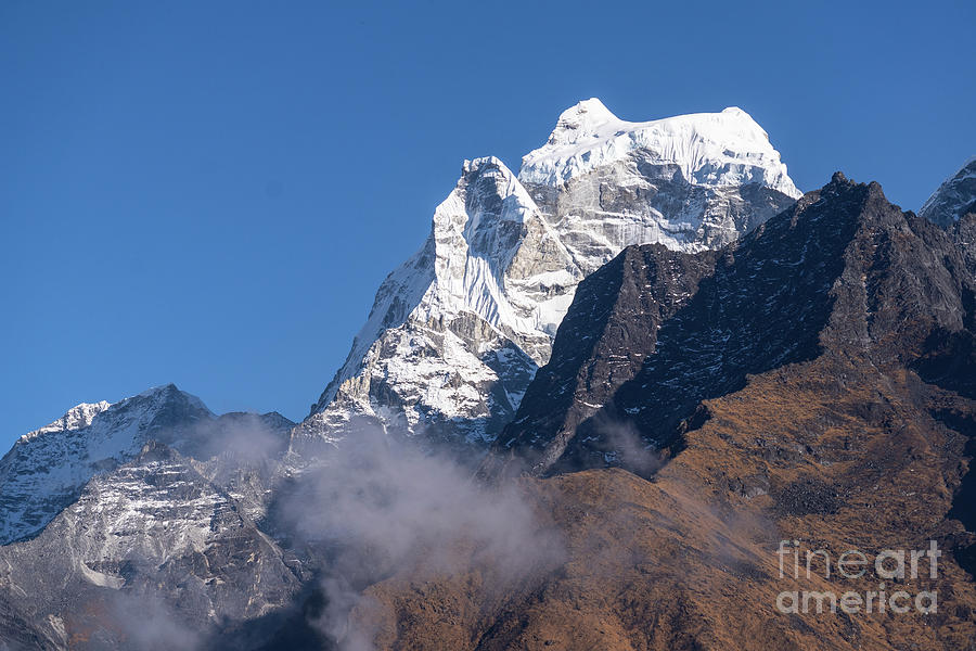 Kangtega peak in the Himalayas in Nepal Photograph by Didier Marti - Pixels