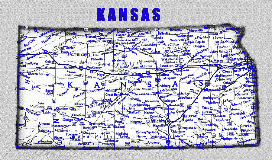 Kansas Blue Print Work Photograph