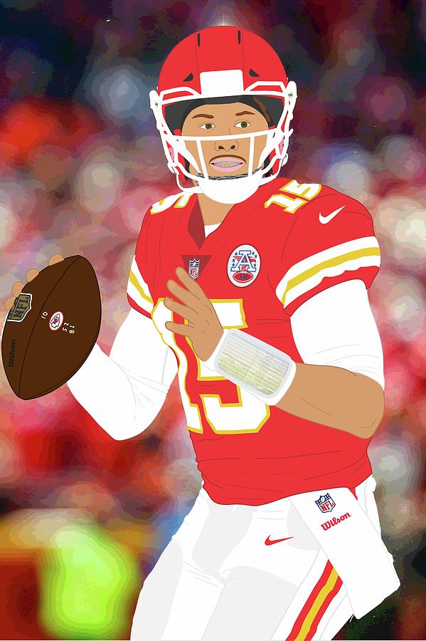 Kansas City Chiefs - Patrick Mahomes - 2018 Digital Art by Troy Arthur ...