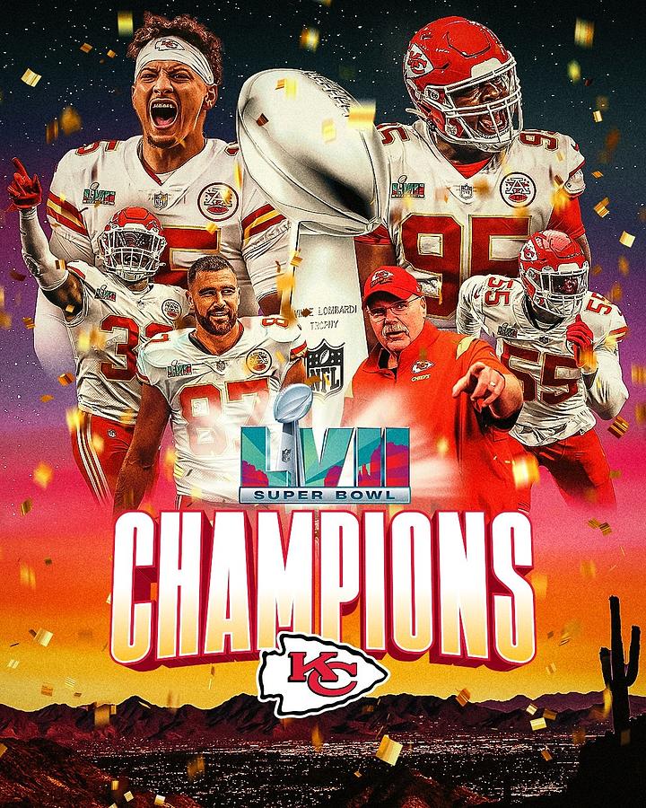 Kansas City Chiefs Super Bowl 2023 Digital Art by Bien Tran - Pixels