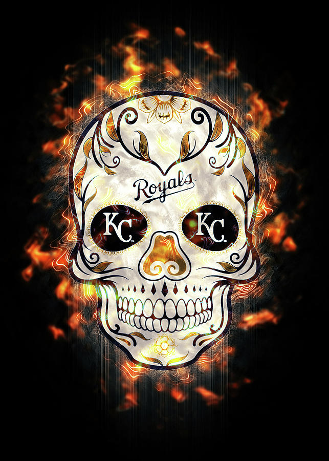 Lighting Baseball Kansas City Royals Bath Towel by Leith Huber - Pixels